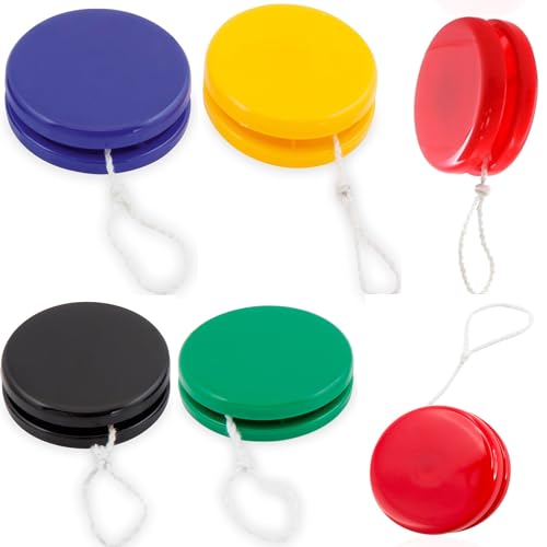 Packung mit 20 Yoyos Jojos in lebendigen Farben. Tolle Idee für Geburtstagsgeschenke Kindergeburtstage Mitgebsel Kids Schulklassen Pinatas für Kinderfeste Tombolas von noTrash2003