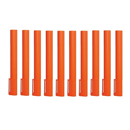 XXL Textmarker 22,6 x ø 2,2 cm versch. Mengen u. Farben Marker riesig von notrash2003® (Orange, 10er) von noTrash2003