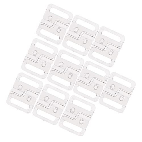 non-brand 10 Paar Bikini Schnalle, klar, 25x19mm non-brand 10 Paar Bikini Schnalle, klar, 25x19mm von non-brand