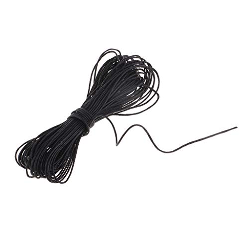 non-brand 33 Yards Gewachstes Baumwollschnur Wachsband für Halskette, Armband Schnur von non-brand