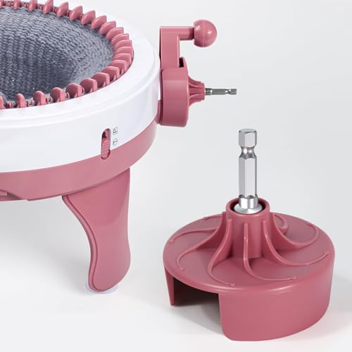 Strickmaschinen-Adapter, Schnell-Strickmaschinen-Bohraufsatz für 22, 40, 48 Nadeln, Webstuhl, 6,35 mm Sechskant-Stahl-Bit für Elektroschraubendreher-Aufsatz, DIY Handwerk, Stricken, Nähzubehör (1 Strickmaschinen-Adapter, Schnell-Strickmaschinen-Bohraufsatz für 22, 40, 48 Nadeln, Webstuhl, 6,35 mm Sechskant-Stahl-Bit für Elektroschraubendreher-Aufsatz, DIY Handwerk, Stricken, Nähzubehör (1 von noonchili