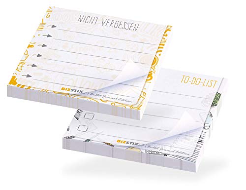 BIZSTIX Bullet Journal (Haftnotizen-Set) von notizblock24