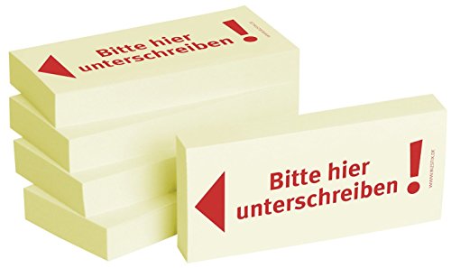 Notizblock24 1301010143 Haftnotiz bitte hier unterschreiben von notizblock24