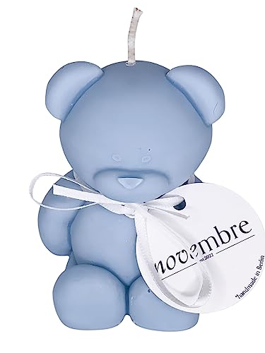 Bear Candle | Bär Kerze | Soy Wax | (Blue) von novembre