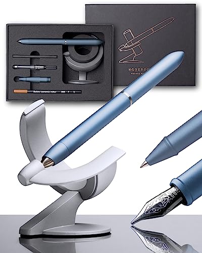 Novium Hoverpen Future Edition Luxus Füllfederhalter & Geschenkbox alles in Geschenkbox, Feine Spitze, futuristische Ästhetik, Metall Luft- und Raumfahrt, Gratis-rotierender Executive Kugelschreiber, Novium Hoverpen Future Edition Luxus Füllfederhalter & Geschenkbox alles in Geschenkbox, Feine Spitze, futuristische Ästhetik, Metall Luft- und Raumfahrt, Gratis-rotierender Executive Kugelschreiber, von novium