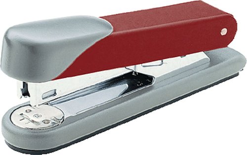 Novus Heftgerät Stabil/020-1289 rot/grau Heftleistung 30Blatt Einlegetiefe 6,5cm von novus