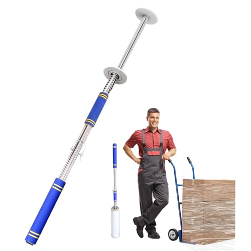 Paletten-Stretchfolienspender mit langem Griff, Stretchfolien-Verpackungsmaschine, Stretchfolienspender, Stangenhalter, für Folienbreite 30,5 - 50,8 cm, Rollen 3,8 cm bis 7,6 cm Durchmesser, Kerne Paletten-Stretchfolienspender mit langem Griff, Stretchfolien-Verpackungsmaschine, Stretchfolienspender, Stangenhalter, für Folienbreite 30,5 - 50,8 cm, Rollen 3,8 cm bis 7,6 cm Durchmesser, Kerne von npsmdrqt