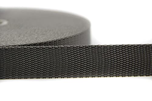 NTS-Nähtechnik 25m Gurtband aus 100% Polypropylen (grau, 20) von nts Nähtechnik