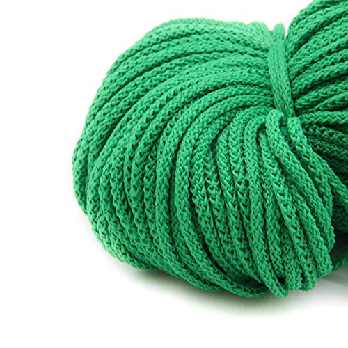 NTS Nähtechnik 100m Kordel, 100% Polyester, Farbauswahl, Breite: 3 mm (grün) von nts Nähtechnik