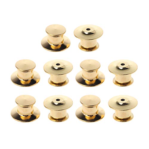 nuanzhiyuan 10 Stück/Set Metallstifte, Stiftverschlüsse, Werkzeug erforderlich, Anti-Verlust-Verschluss, Verriegelungsverschluss für Schmuckersatz nuanzhiyuan 10 Stück/Set Metallstifte, Stiftverschlüsse, Werkzeug erforderlich, Anti-Verlust-Verschluss, Verriegelungsverschluss für Schmuckersatz von nuanzhiyuan