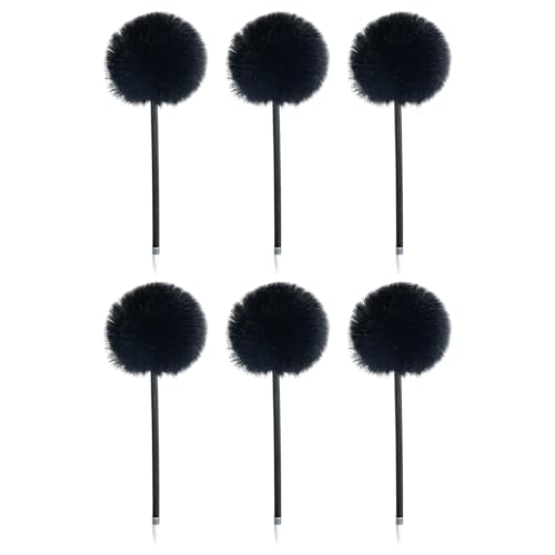 nuanzhiyuan Pelz-Kugelschreiber für Kinder, Jungen, Mädchen, Studenten, Spielbelohnung, Weihnachtsstrumpffüller, 0,7 mm, glatt zu schreiben, 6 Stück nuanzhiyuan Pelz-Kugelschreiber für Kinder, Jungen, Mädchen, Studenten, Spielbelohnung, Weihnachtsstrumpffüller, 0,7 mm, glatt zu schreiben, 6 Stück von nuanzhiyuan