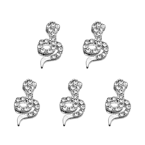 nuanzhiyuan Schlangennägel, Charm-Nägel, Kunst-Strasssteine, 3D-Schlangennägel, Kunst-Charm-Nägel, Kunstdekorationen für Schmuckherstellung, 5 Stück nuanzhiyuan Schlangennägel, Charm-Nägel, Kunst-Strasssteine, 3D-Schlangennägel, Kunst-Charm-Nägel, Kunstdekorationen für Schmuckherstellung, 5 Stück von nuanzhiyuan