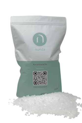 Kerzenwachs Granulat zum Kerzen Gießen, Wachsgranulat für Kerzenherstellung (2, kg) von nunda