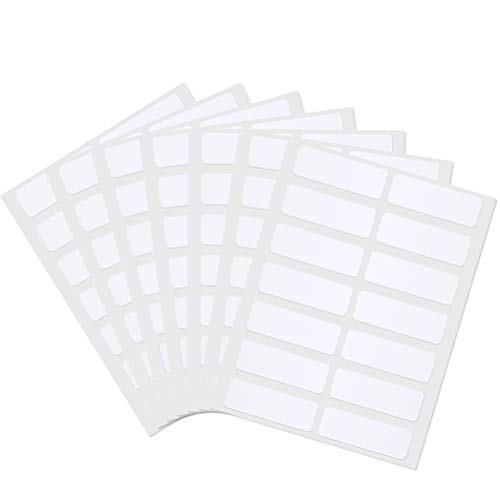 336 Stück Etiketten Kleber, 12x36mm Etiketten Selbstklebend Adressetiketten Tiefkühletiketten Klebeetiketten zum Beschriften für Büro Küche von nuoshen