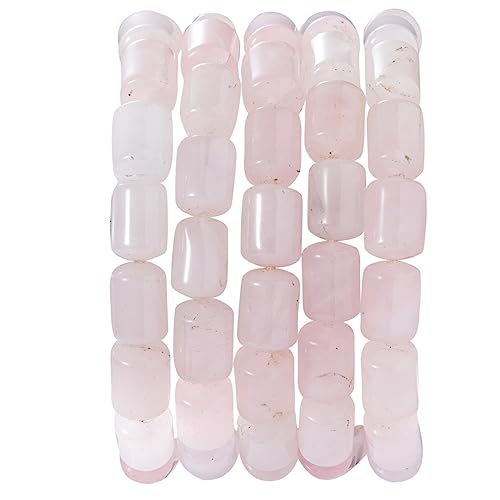Natürlicher Rosenquarz-Kristall, Zylinderrohrperlen, 10 x 14 mm, 38 cm, lose Halbedelstein-Perlen für die Herstellung von Armbändern, Halsketten Natürlicher Rosenquarz-Kristall, Zylinderrohrperlen, 10 x 14 mm, 38 cm, lose Halbedelstein-Perlen für die Herstellung von Armbändern, Halsketten von nusgnirps