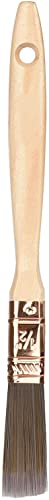 Nutmanel 1/2 inch Flachpinsel 12-mm-Pinsel mit Holzgriff Ausbesserungspinsel zum Ausbessern von Arbeiten und schmalen Stellen von nutmanel