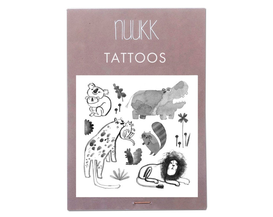 Temporäres Tattoo - Nilpferd von nuukk