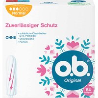 o.b. Tampons Original Normal Größe normal für mittlere/stärkere Periode, 64 St. von o.b.