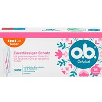 o.b. Tampons Original Super Größe super für stärkere Periode, 16 St. von o.b.