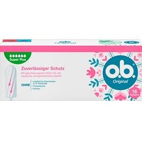 o.b. Tampons Original Super Plus Größe normal für sehr starke Periode, 16 St. von o.b.