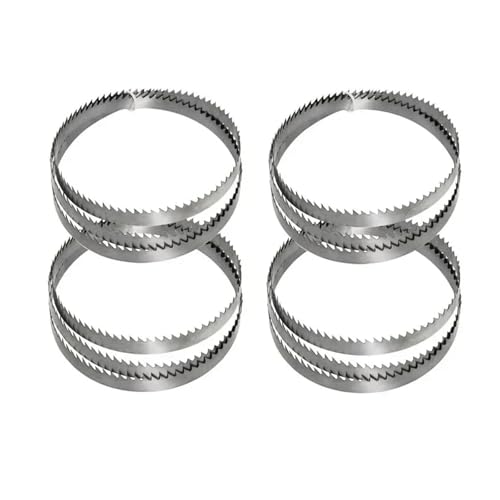 4Pcs Bandsägeblätter 1790mm Bi Meatal Band Sägeblatt 1790 6,35 10 0,35 Mm 6T 10T TPI(1790 6.35 0.35mm 6T) von oavhvchg