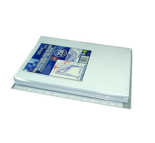 Classic A4-Mappen-Set, aus 100 % recycelbarem Polypropylen, mit Griff oben, Office Box (5 Stück, Glas mit Faltenbalg und Multi-Lochung, seitliche Öffnung) von office box