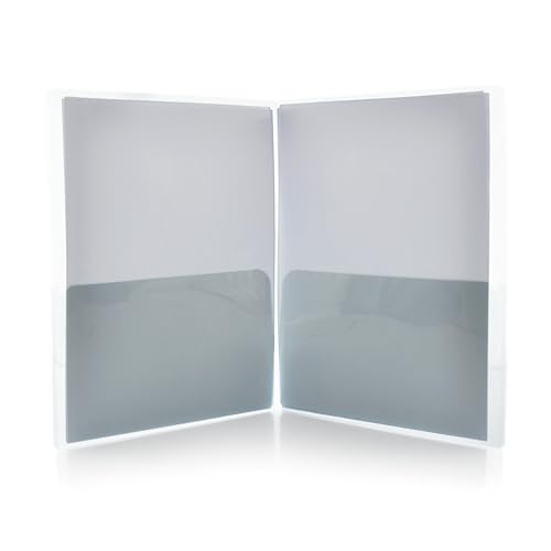 Dokumentenmappe mit individuell gestaltbarem Kartenhalter - 2 große Fächer für Ihre A4-Dokumente und Blatt für bis zu 50 Blatt - 100% recycelbares Material aus der Office Box (transparent) von office box