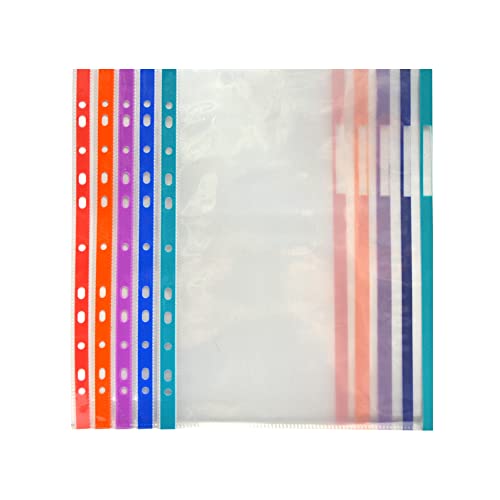 Offcice Box Prospekthüllen, 80 Mikron, 100 % recycelbares Polypropylen, verschiedene Größen und Formate, A4, farbiger Rand, 30 Hüllen Offcice Box Prospekthüllen, 80 Mikron, 100 % recycelbares Polypropylen, verschiedene Größen und Formate, A4, farbiger Rand, 30 Hüllen von office box