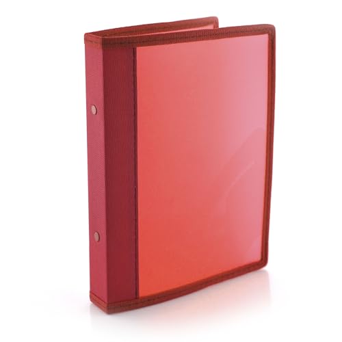 Ordner mit 2 Metallringen, 2 cm, A5, verstärkte Kanten aus passendem Stoff und Innentasche, 5 Polypropylen, 100 % Eco by Office Box, Rot Ordner mit 2 Metallringen, 2 cm, A5, verstärkte Kanten aus passendem Stoff und Innentasche, 5 Polypropylen, 100 % Eco by Office Box, Rot von office box