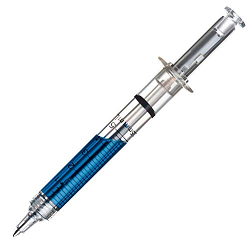 10 Kugelschreiber "Injection" / Farbe: blau von ohne Markenname