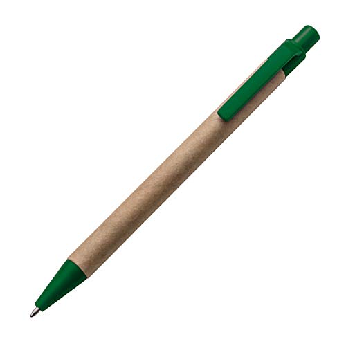 10x Kugelschreiber aus Pappe / Farbe: grün 10x Kugelschreiber aus Pappe / Farbe: grün von ohne Markenname