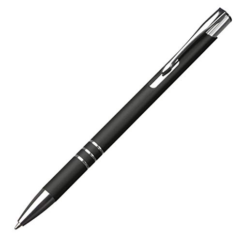 Schlanker Kugelschreiber / aus Metall / Farbe: schwarz Schlanker Kugelschreiber / aus Metall / Farbe: schwarz von ohne Markenname