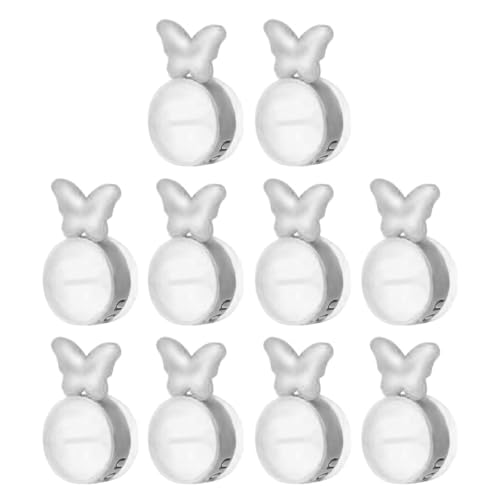 10 x Ohrring-Schmetterlings-Ersatzteile, hypoallergene Ohrringe, Schmuckherstellungszubehör von ohodhmnu