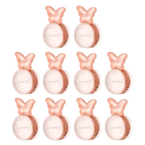 10 x Ohrring-Schmetterlings-Ersatzteile, hypoallergene Ohrringe, Schmuckherstellungszubehör von ohodhmnu