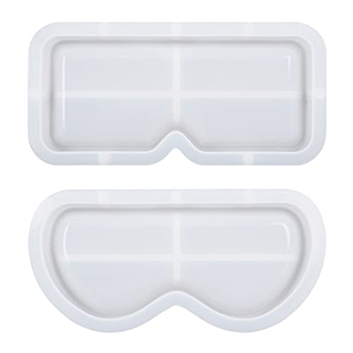 2 x Kristall-Epoxidharz-Formen, Gläser, Aufbewahrungsbox, Tablett, Silikonform für Glasaufbewahrung 2 x Kristall-Epoxidharz-Formen, Gläser, Aufbewahrungsbox, Tablett, Silikonform für Glasaufbewahrung von ohodhmnu