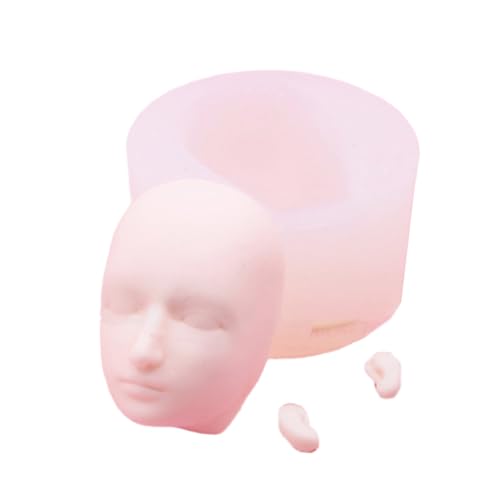 3D-Fondant-Gesichtsform für Kuchendekoration, Epoxidharz-Formen für Schmuckherstellung und Ton-Bastelprojekte 3D-Fondant-Gesichtsform für Kuchendekoration, Epoxidharz-Formen für Schmuckherstellung und Ton-Bastelprojekte von ohodhmnu