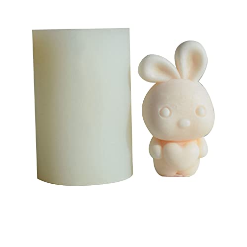 3D-Hasen-Formen, duftende Epoxidharze, Formen, Ostern, Kaninchen, Silikonformen, handgefertigte Kunst von ohodhmnu