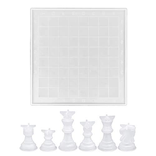 3D International Schachfigur-Silikonformen, Epoxidharz, Gießformen, Schmuckherstellung, Werkzeuge für Familienfeiern, Brettspiele 3D International Schachfigur-Silikonformen, Epoxidharz, Gießformen, Schmuckherstellung, Werkzeuge für Familienfeiern, Brettspiele von ohodhmnu