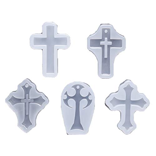 5 Stück/Set für Silikon-Epoxidharz-Anhänger, Schmuckherstellung, Größe M von ohodhmnu
