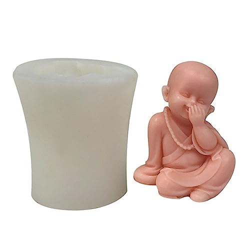 Buddhas Silikonformen in Mönchform, Epoxidharz, Tischdekoration, Pflaster, leicht zu reinigen von ohodhmnu