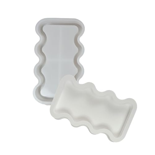 Flexible Silikonharz-Form, Epoxidharz, Aquas, Wellen, Schmucktablett, kreative Aufbewahrungsplatte von ohodhmnu