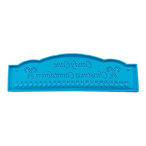 Harz-Form, geeignet für Silikon-Anhängerformen, einschließlich Weihnachts-Countdown-Türschild-Form, Buchstaben-Wandauflistung Harz-Form, geeignet für Silikon-Anhängerformen, einschließlich Weihnachts-Countdown-Türschild-Form, Buchstaben-Wandauflistung von ohodhmnu
