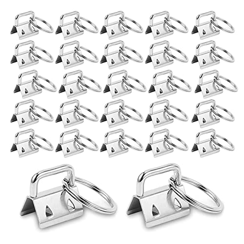 Schlüsselband für Schlüssel-Hardware, 2,5 cm, für Schlüsselanhänger und Handgelenkklemme, Bastelbedarf, 50 Stück von ohodhmnu