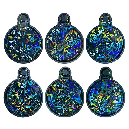Silikon-Weihnachts-Schneeflocken-Formen, Lichtohrringe, Anhänger, Ornamente, Schmuck, Epoxidharz-Form Silikon-Weihnachts-Schneeflocken-Formen, Lichtohrringe, Anhänger, Ornamente, Schmuck, Epoxidharz-Form von ohodhmnu