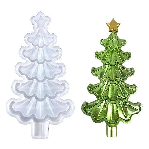 Silikonform für Weihnachtsbaumdekoration, Ornament, Epoxidharz, Guss, Anhängerform, geeignet von ohodhmnu