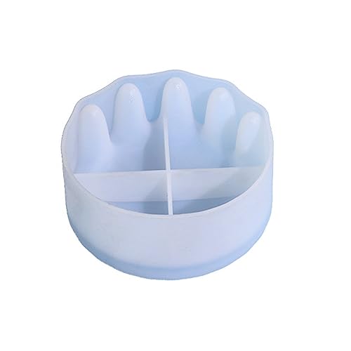 Silikonharzform mit Krone, Epoxidharz, Gießform für DIY-Schmuck, Behälter, Schmuck, Ringe, Aufbewahrungsplatte von ohodhmnu