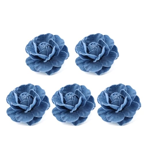 ohodhmnu 5 x Korea-Stoff Blumen Kleidung Hüte Kleid Dekoration Blume Haarschmuck Scrapbooking Zubehör von ohodhmnu