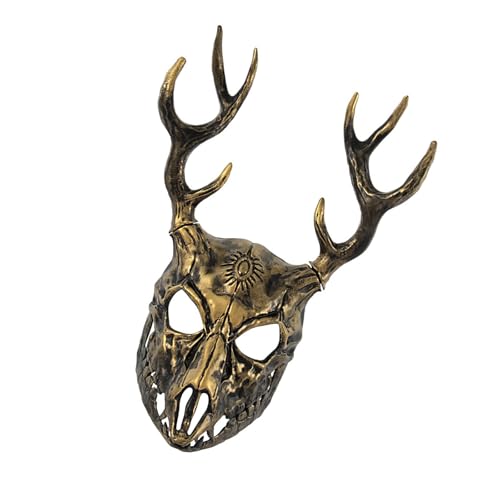 ohodhmnu Maskerade Geweih Hirschkopf Halloween Party Vollgesicht Rentier für Party ohodhmnu Maskerade Geweih Hirschkopf Halloween Party Vollgesicht Rentier für Party von ohodhmnu