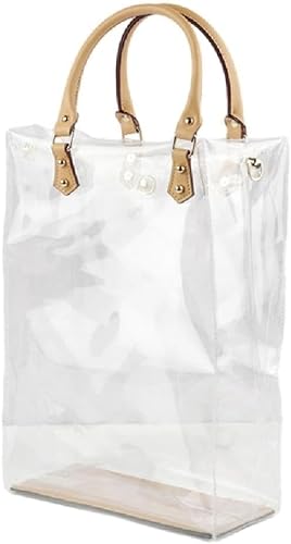 ohodhmnu Transparentes PVC-DIY-Tragetaschen-Handtaschen-Bastel-Set, handgefertigte Geschenktüten, Bastelzubehör, Werkzeug-Set, Geburtstags-, Urlaubstaschen-Herstellungsset für Mädchen (C) von ohodhmnu