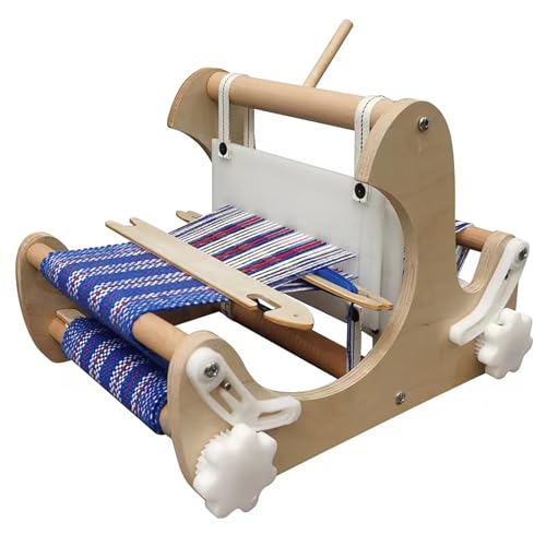 oiakus Desktop-Webstuhl Aus Holz, Webstuhl-Set Aus Holz, Webbreite 20 cm, Starre Weblitzen Und Schiffchen, Für Anfänger, Kunsthandwerker, Langlebiges Und Glattes Bastelwerkzeug oiakus Desktop-Webstuhl Aus Holz, Webstuhl-Set Aus Holz, Webbreite 20 cm, Starre Weblitzen Und Schiffchen, Für Anfänger, Kunsthandwerker, Langlebiges Und Glattes Bastelwerkzeug von oiakus